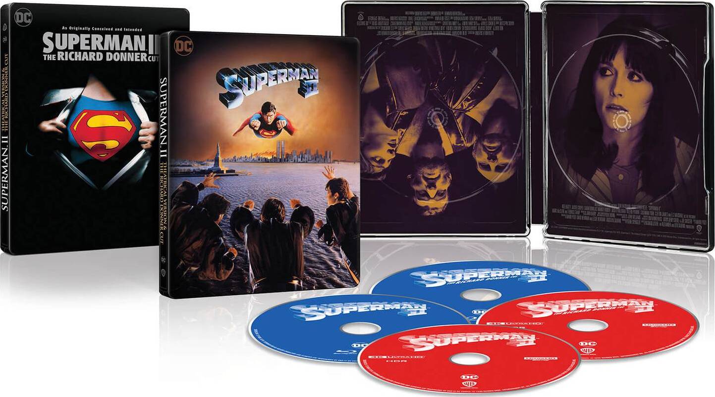 Superman I-IV 5-Film 4K SteelBook Collection (1978-2006)(UK)