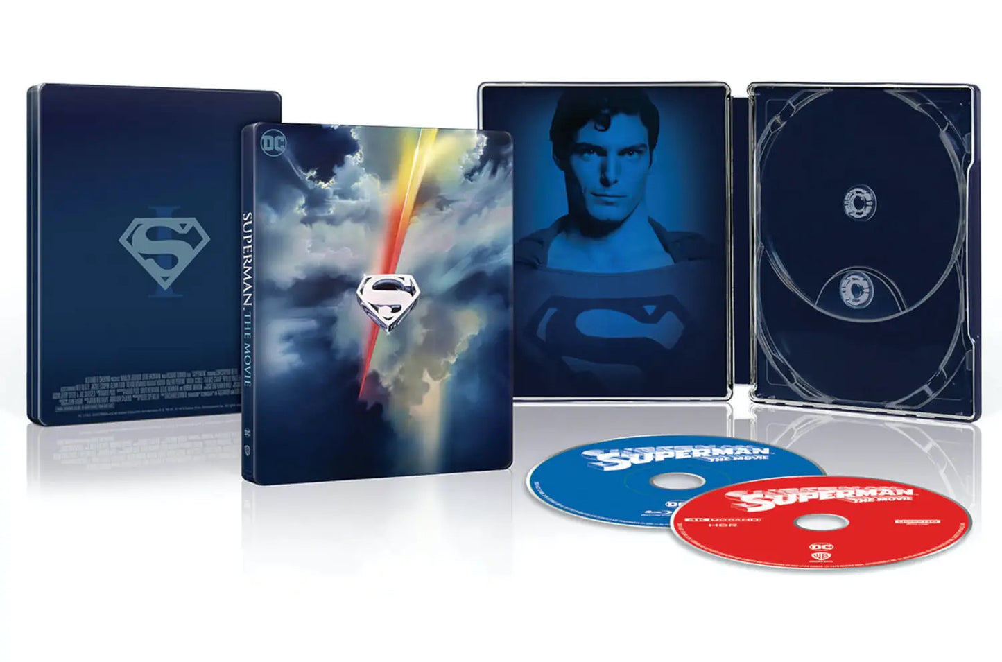 Superman I-IV 5-Film 4K SteelBook Collection (1978-2006)(UK)