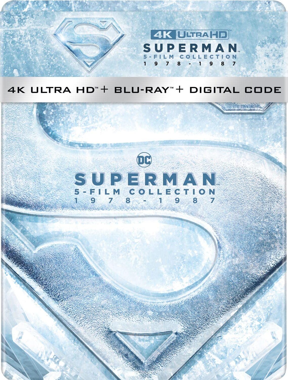 Superman I-IV 5-Film 4K SteelBook Collection (1978-2006)