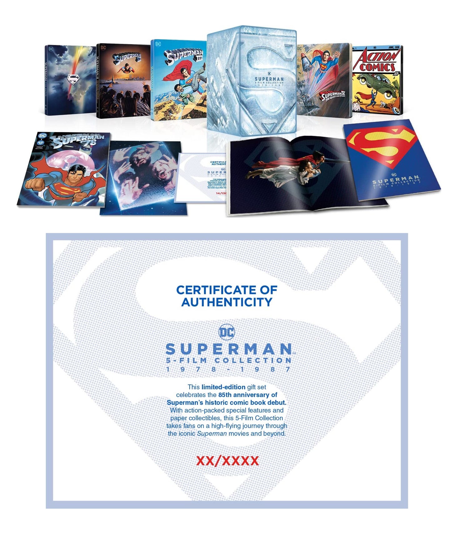 Superman I-IV 5-Film 4K SteelBook Collection (1978-2006)