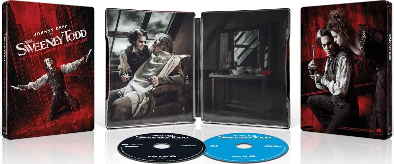 [Pre-Order] Sweeney Todd: The Demon Barber of Fleet Street 4K SteelBook