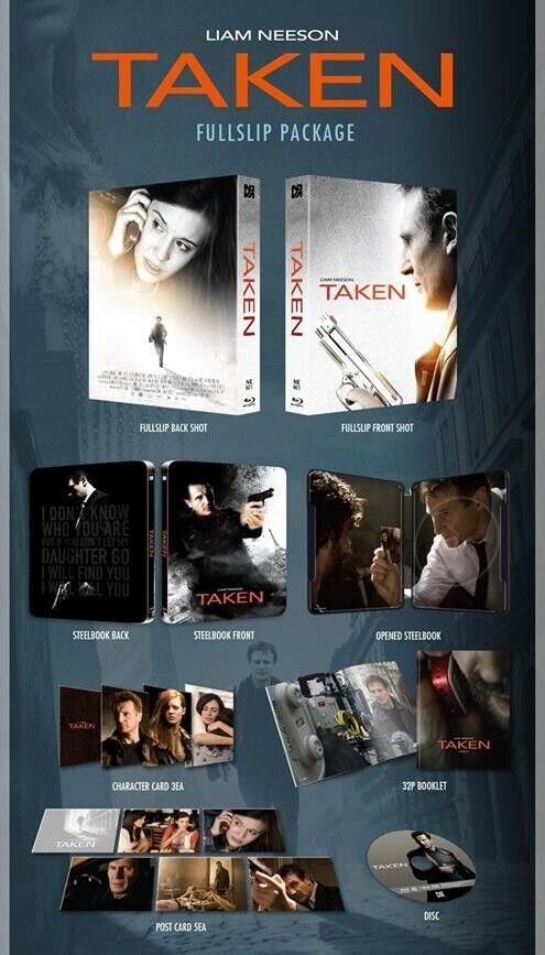 Taken 1-Click SteelBook (2008)(NE#21)(Korea)