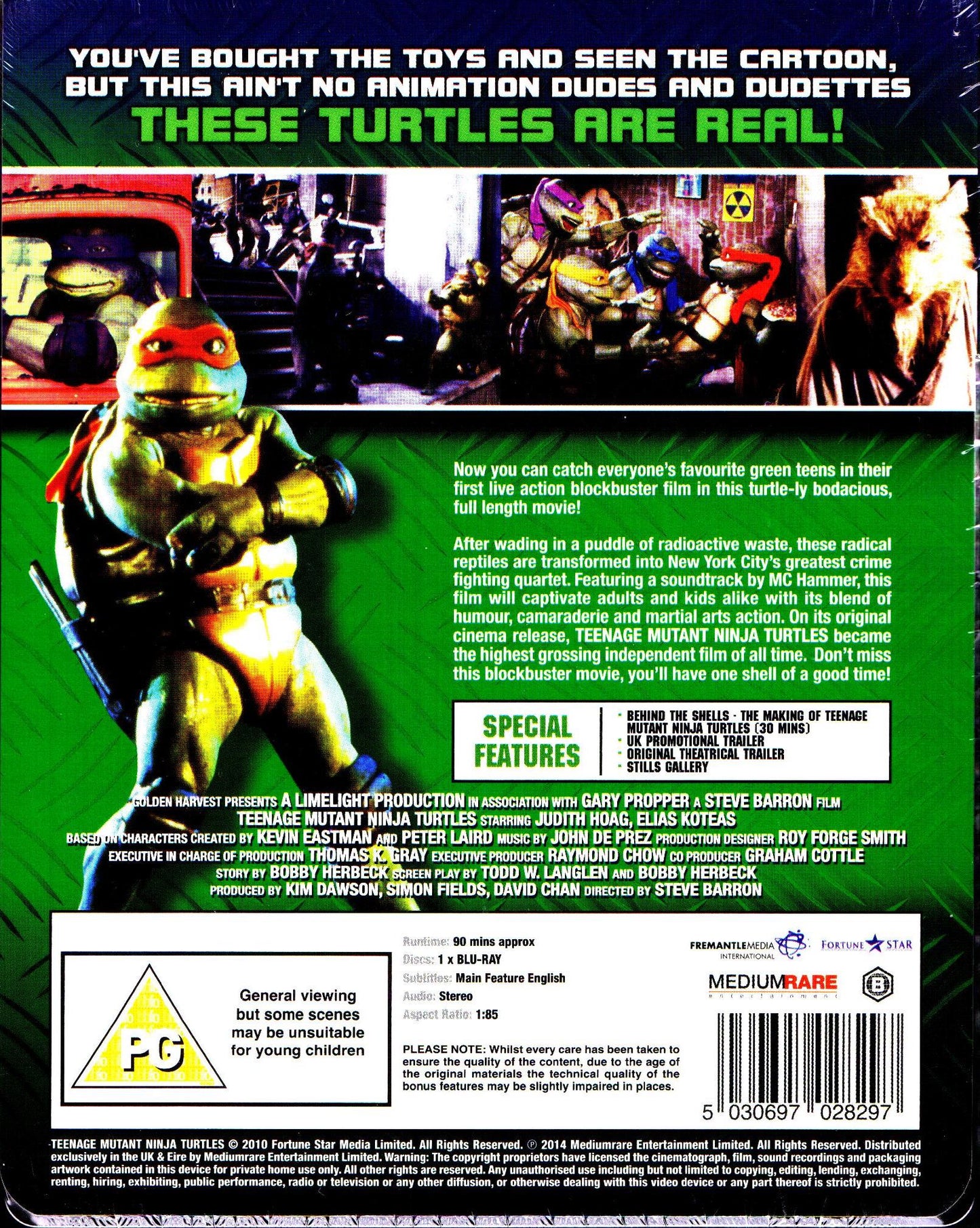 Teenage Mutant Ninja Turtles SteelBook (1990)(UK)
