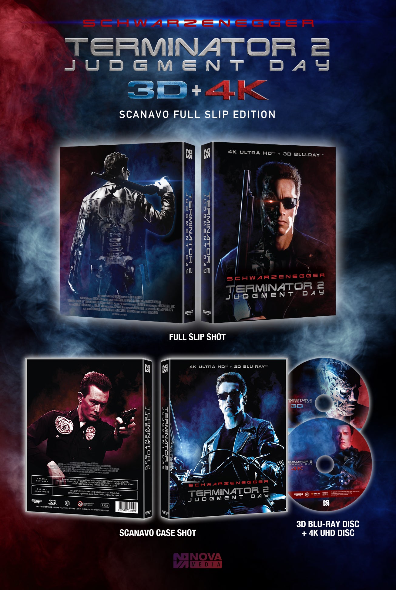 Terminator 2: Judgment Day 3D & 4K Full Slip (1991)(Korea) – Blurays ...