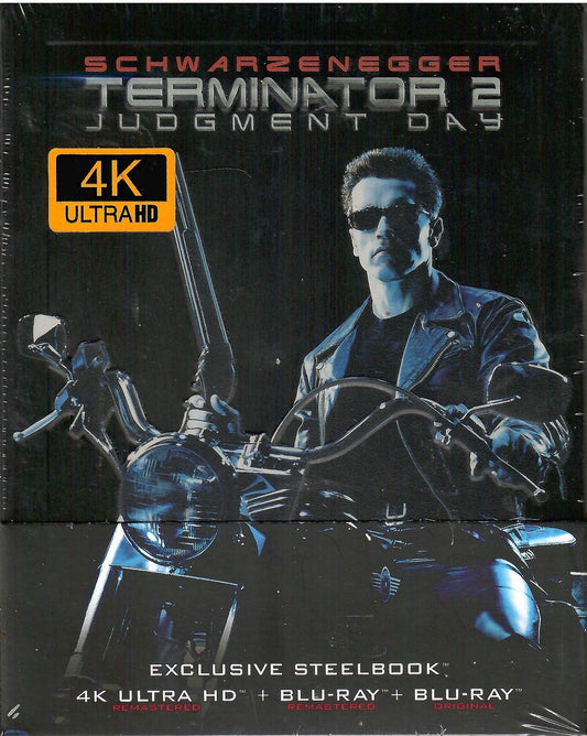 Terminator 2: Judgement Day 4K 1/4 Slip SteelBook (1991)(FAC#110)(Czech)