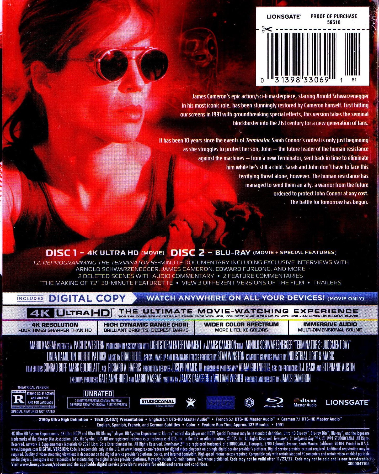 Terminator 2: Judgement Day 4K SteelBook
