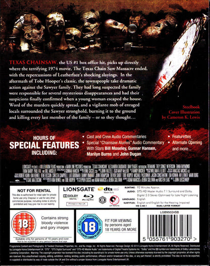 Texas Chainsaw SteelBook (2013)(UK)