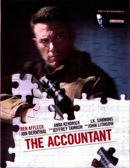 The Accountant 4K XL 1-Click SteelBook (FAC#154)(Czech)