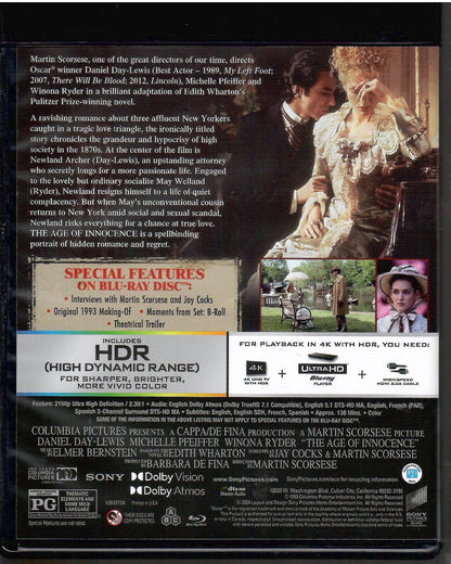 The Age of Innocence 4K