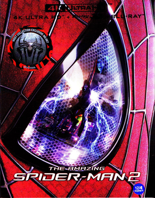 The Amazing Spider-Man 2 3D + 4K Full Slip SteelBook (Spiderman)(Korea)