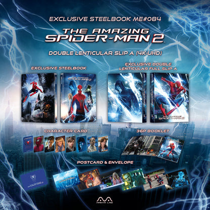 The Amazing Spider-Man 2 4K Double Lenticular A SteelBook (2014)(ME#84)(Hong Kong)