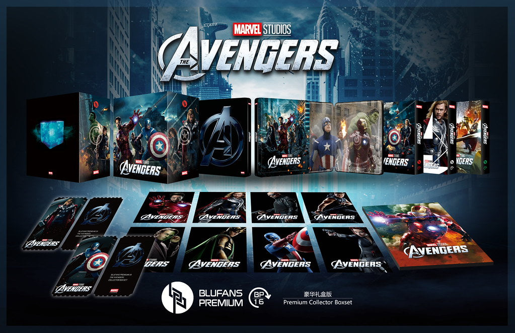 [Pre-Order] The Avengers 1-Click SteelBook (2012)(BP#016)(EMPTY)(China)