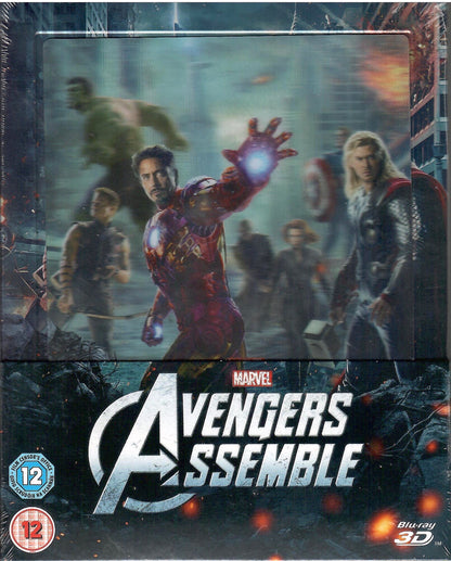 The Avengers 3D SteelBook w/ Lenticular Magnet (Avengers Assemble)(2012)(UK)