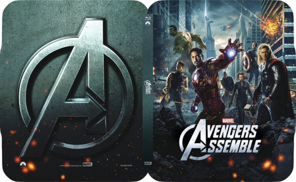 The Avengers 3D SteelBook w/ Lenticular Magnet (Avengers Assemble)(2012)(UK)