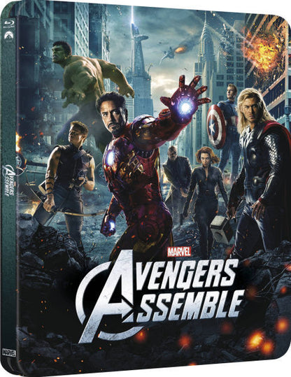 The Avengers 3D SteelBook w/ Lenticular Magnet (Avengers Assemble)(2012)(UK)