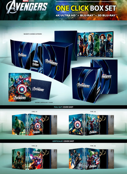 The Avengers 3D & 4K 1-Click SteelBook (2012)(WCE#014)(Korea)