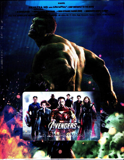 The Avengers 3D & 4K 1-Click SteelBook (2012)(WCE#014)(Korea)