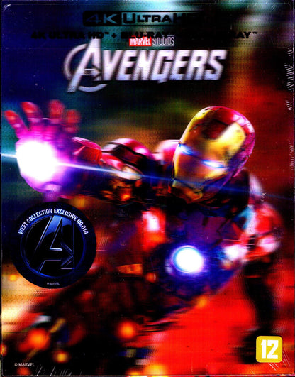 The Avengers 3D & 4K 1-Click SteelBook (2012)(WCE#014)(Korea)