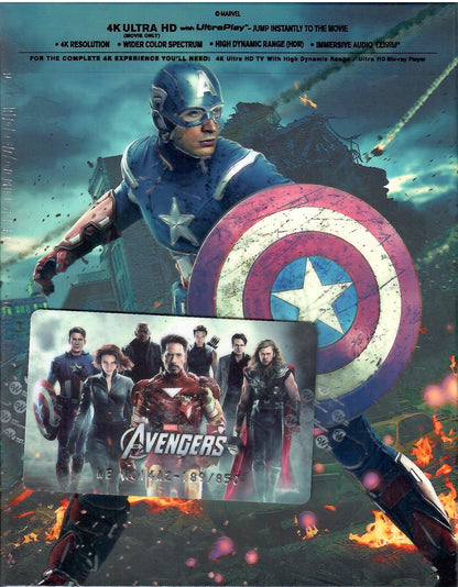 The Avengers 4K Full Slip A2 SteelBook (2012)(WCE#014)(Korea)