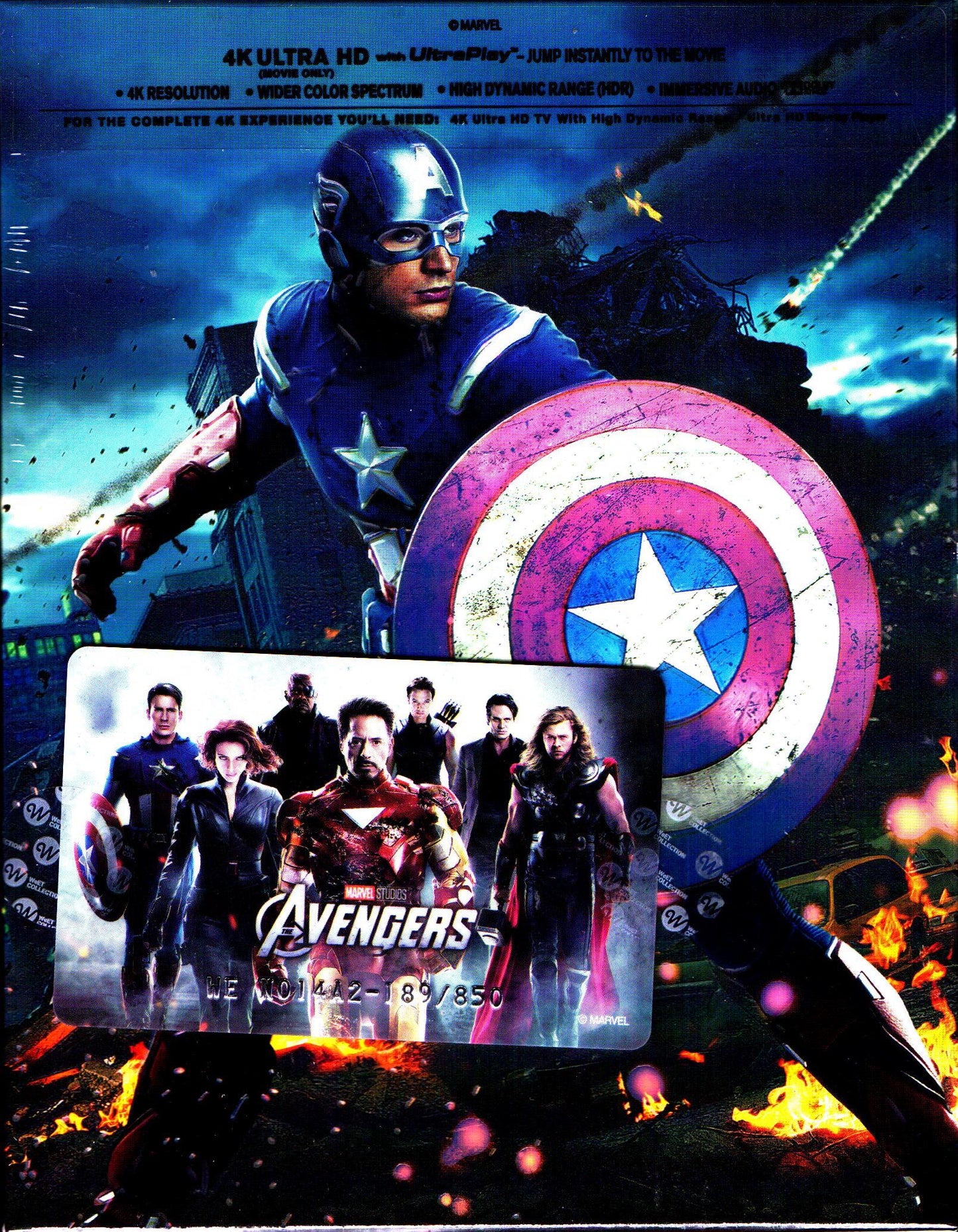 The Avengers 3D & 4K 1-Click SteelBook (2012)(WCE#014)(Korea)