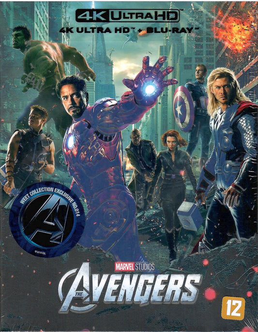 The Avengers 4K Full Slip A2 SteelBook (2012)(WCE#014)(Korea)