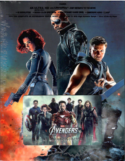 The Avengers 3D & 4K Lenticular B2 SteelBook (2012)(WCE#014)(Korea)