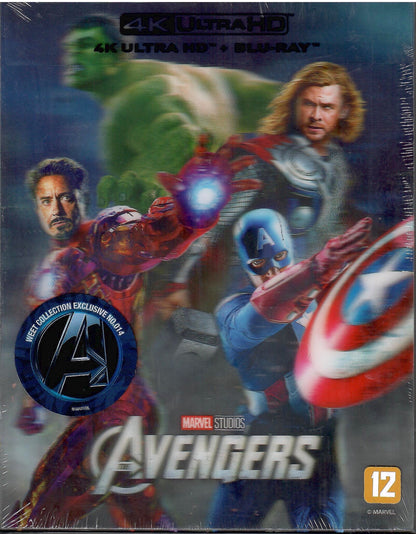 The Avengers 3D & 4K Lenticular B2 SteelBook (2012)(WCE#014)(Korea)