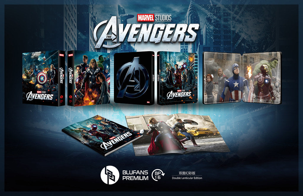 [Pre-Order] The Avengers Double Lenticular SteelBook (2012)(BP#016)(EMPTY)(China)