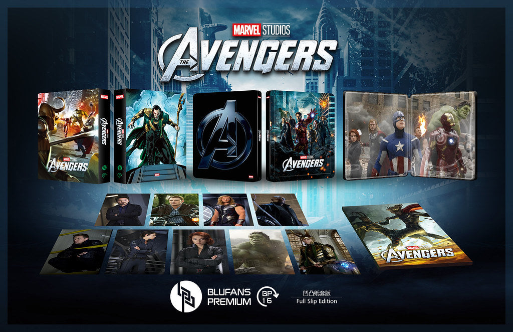 [Pre-Order] The Avengers Full Slip SteelBook (2012)(BP#016)(EMPTY)(China)