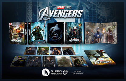 [Pre-Order] The Avengers 1-Click SteelBook (2012)(BP#016)(EMPTY)(China)