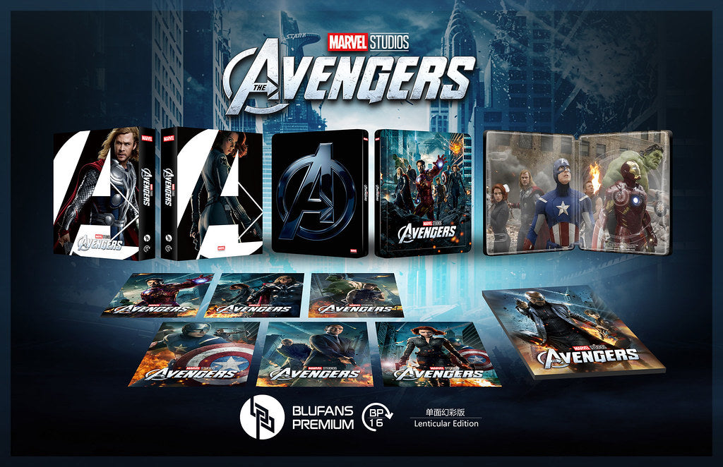 [Pre-Order] The Avengers Lenticular SteelBook (2012)(BP#016)(EMPTY)(China)