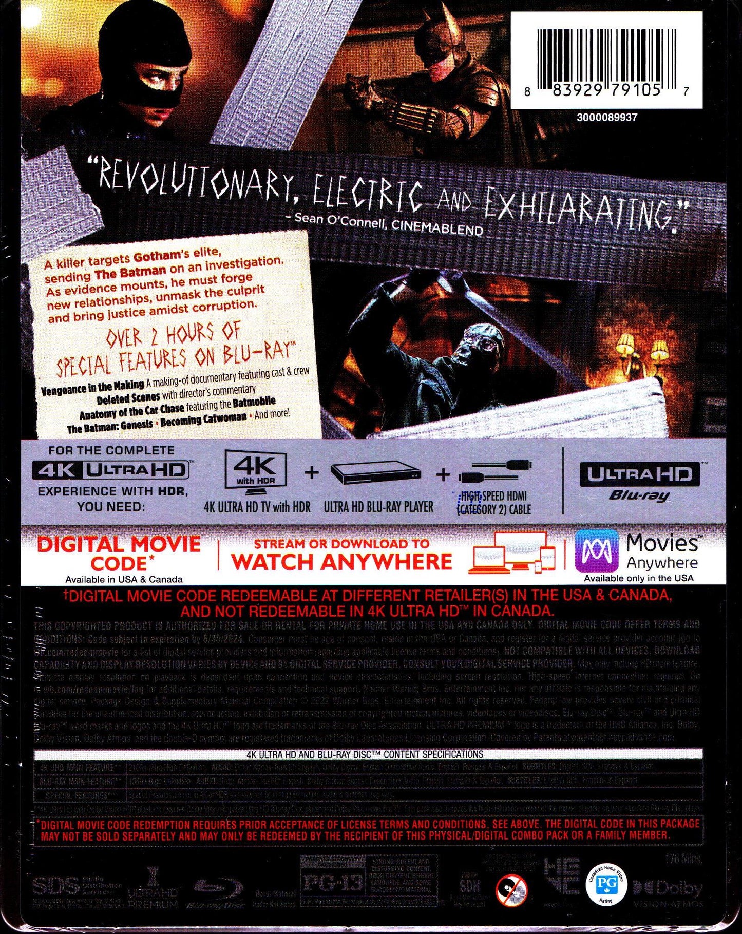 The Batman 4K SteelBook (2022)(Exclusive)