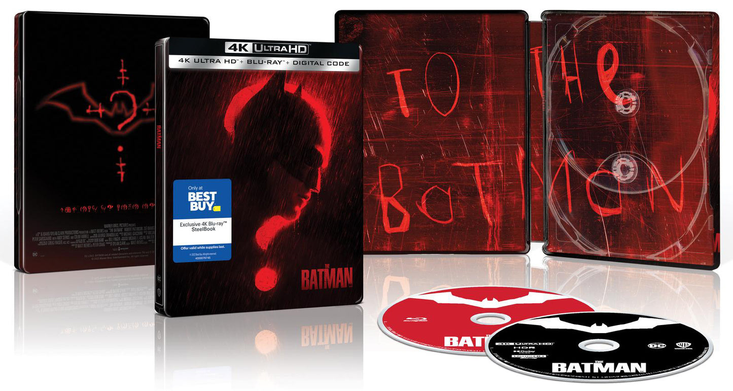The Batman 4K SteelBook (2022)(Exclusive)