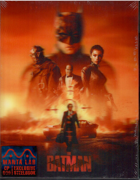 The Batman Double Lenticular SteelBook (2022)(MCP#000)(EMPTY)(Hong Kong)