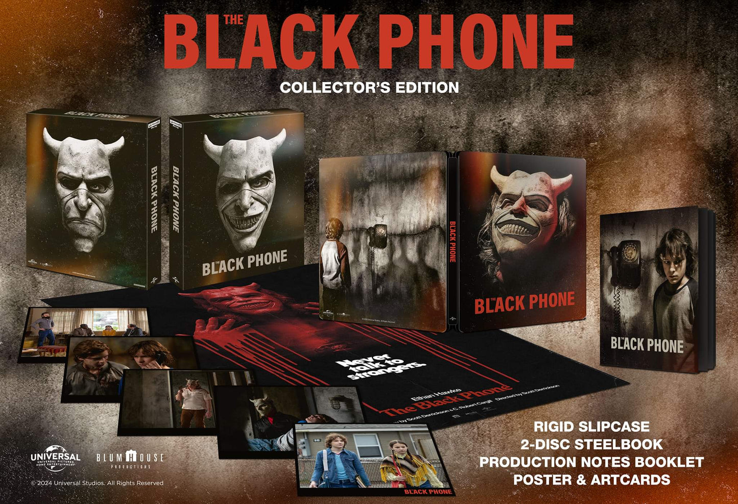 The Black Phone 4K Full Slip SteelBook: Collector's Edition (UK)