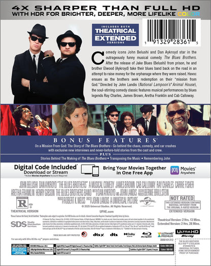 The Blues Brothers 4K SteelBook: 45th Anniversary Edition