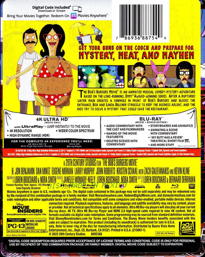 The Bob's Burgers Movie 4K SteelBook (Exclusive)