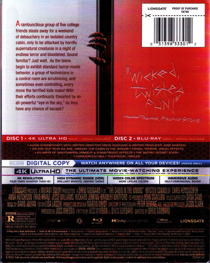 The Cabin in the Woods 4K SteelBook (Exclusive)