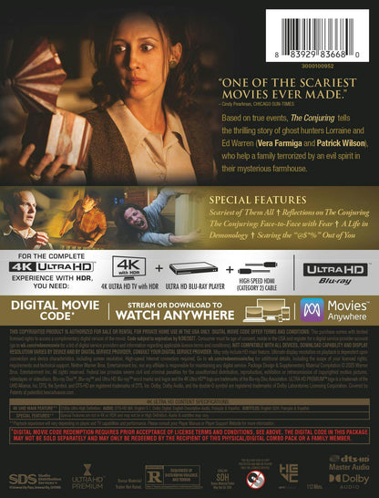 The Conjuring 4K SteelBook (2013)