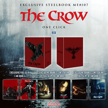 [Pre-Order] The Crow 4K 1-Click SteelBook (1994)(ME#107)(Hong Kong)