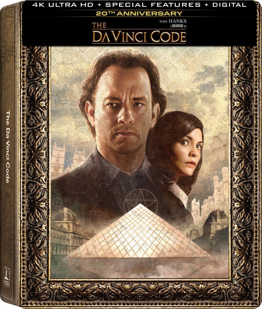 The Da Vinci Code 4K SteelBook: 20th Anniversary Edition