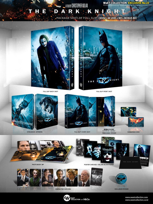 The Dark Knight 4K Full Slip SteelBook (2008)(WCE#23)(Korea)