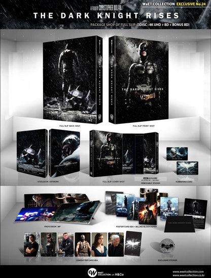 The Dark Knight Rises 4K Full Slip SteelBook (WCE#24)(Korea)