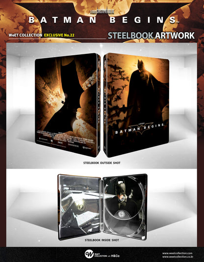 The Dark Knight Trilogy 4K 1-Click SteelBook (WCE#22-24)(Korea)