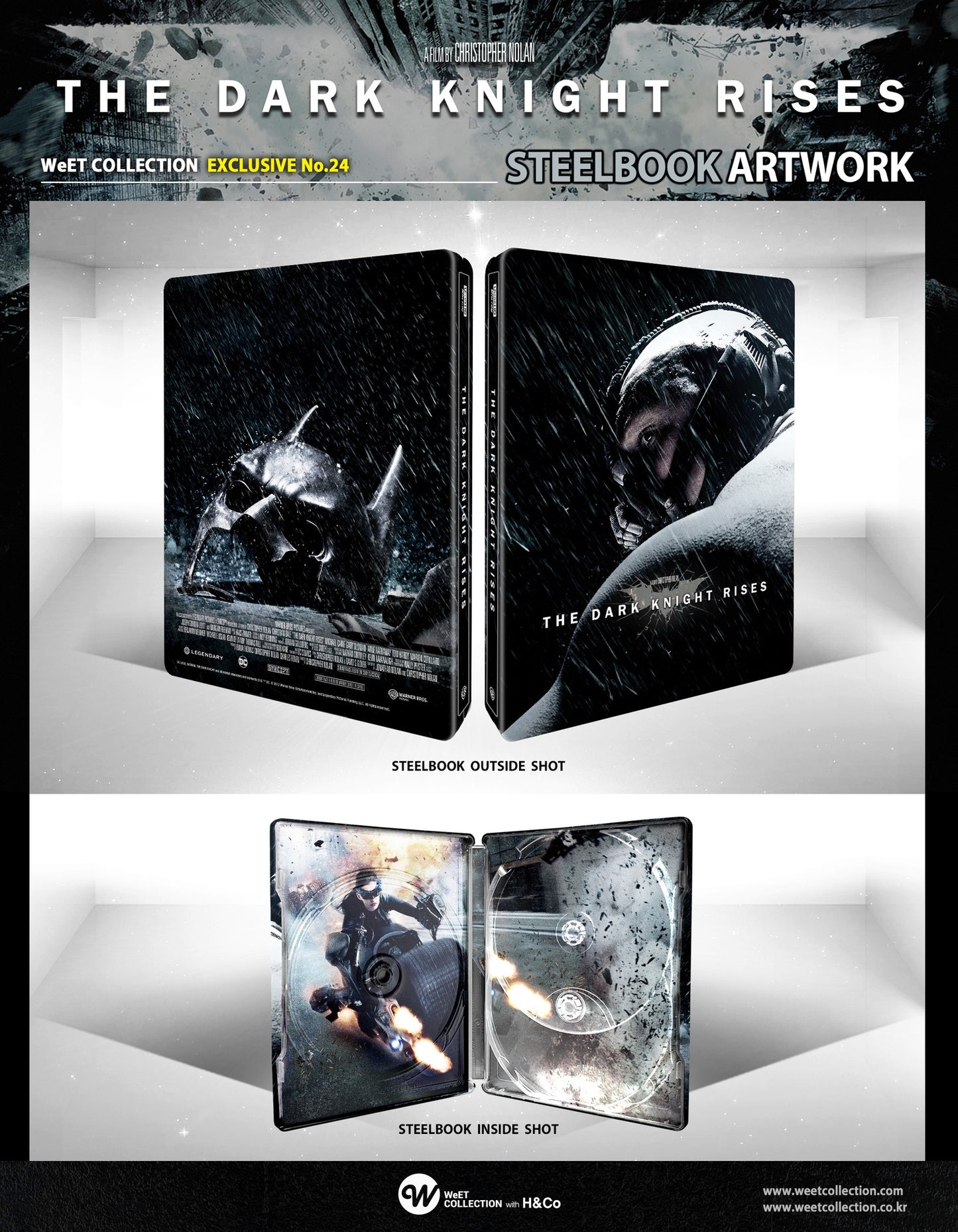 The Dark Knight Rises 4K Lenticular SteelBook (WCE#24)(Korea)