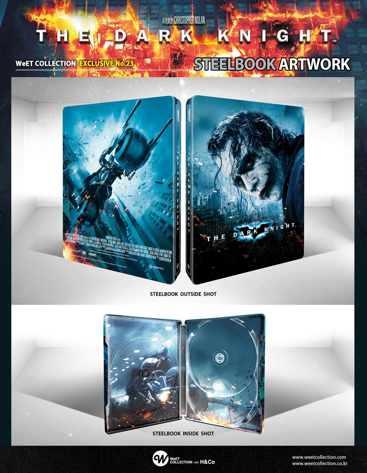 The Dark Knight 4K Lenticular SteelBook (2008)(WCE#23)(Korea)