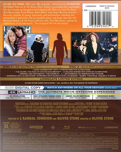 The Doors 4K SteelBook (1991)(Exclusive)