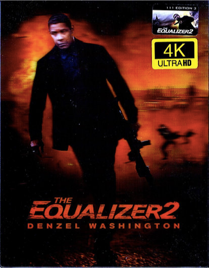 The Equalizer 2 4K XL Lenticular SteelBook (2018)(FAC#111)(Czech)