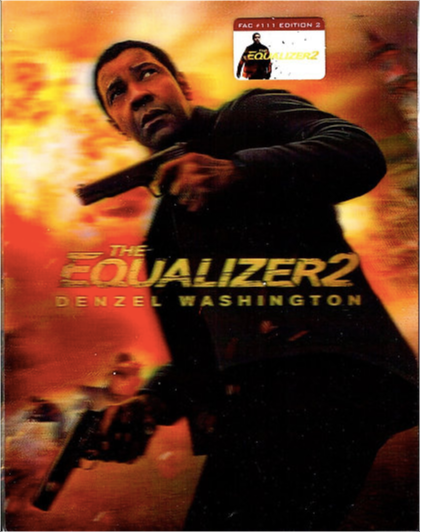 The Equalizer 2 XL Double Lenticular SteelBook (2018)(FAC#111)(Czech)