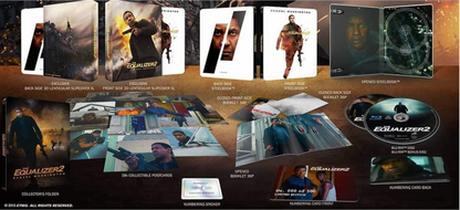 The Equalizer 2 XL Double Lenticular SteelBook (2018)(FAC#111)(Czech)